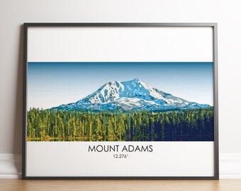 Mt Adams, Plakat Mt Adams, Wydruk Mt Adams, Mount Adams, Plakat Mount Adams, Wydruk Mount Adams, Mt Adams Washington