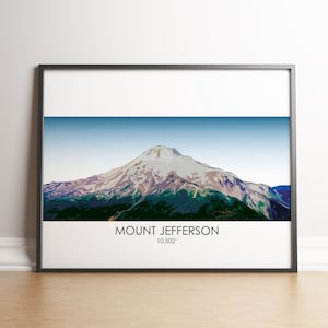 Mt Jefferson, Mt Jefferson Poster, Mt Jefferson Print, Mount Jefferson, Mount Jefferson Print, Mount Jefferson Poster