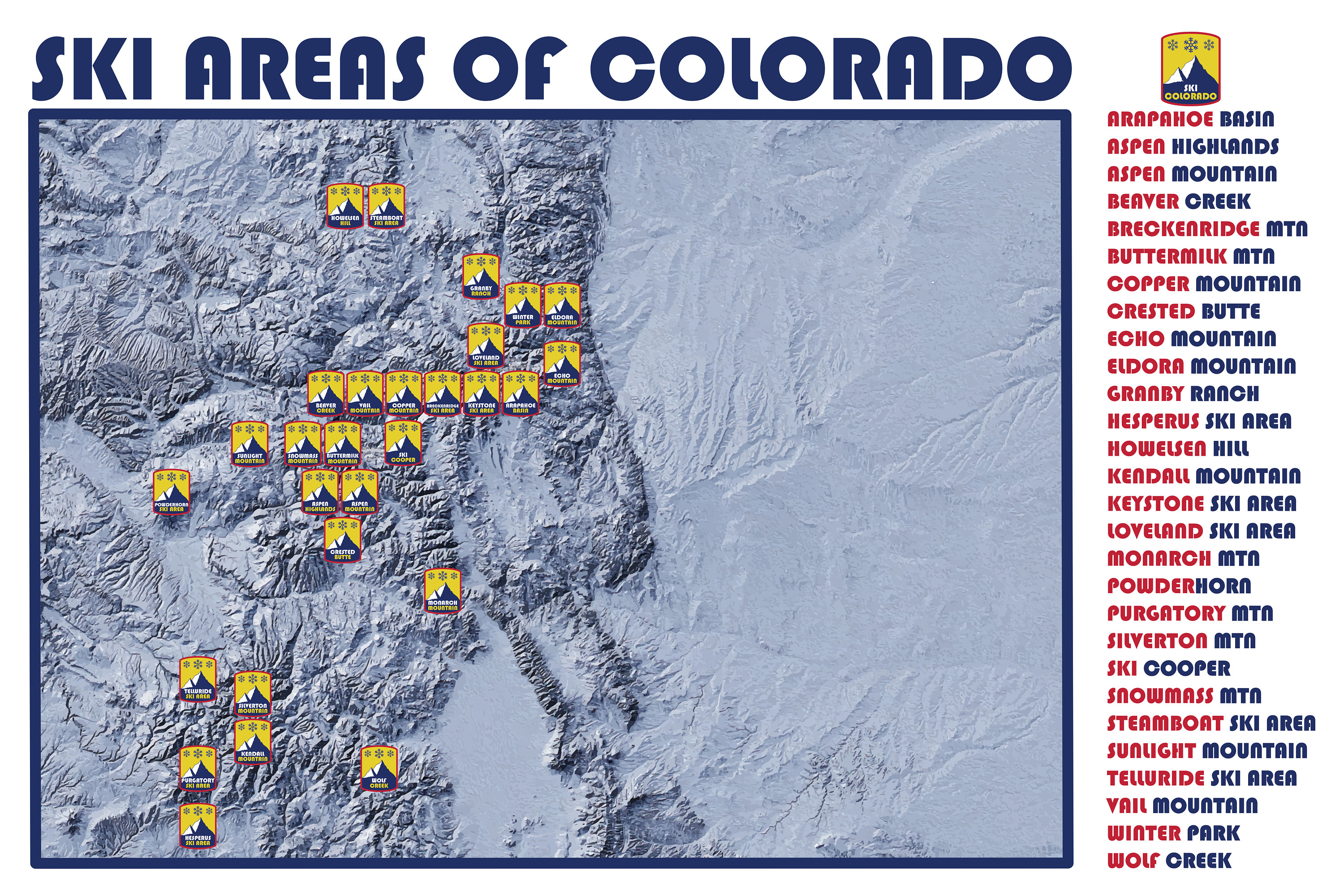 Colorado Ski Resort Map Colorado Ski Area Map Colorado Ski Etsy Colorado Ski Resort Map Colorado Ski Area Map Colorado Ski Etsy