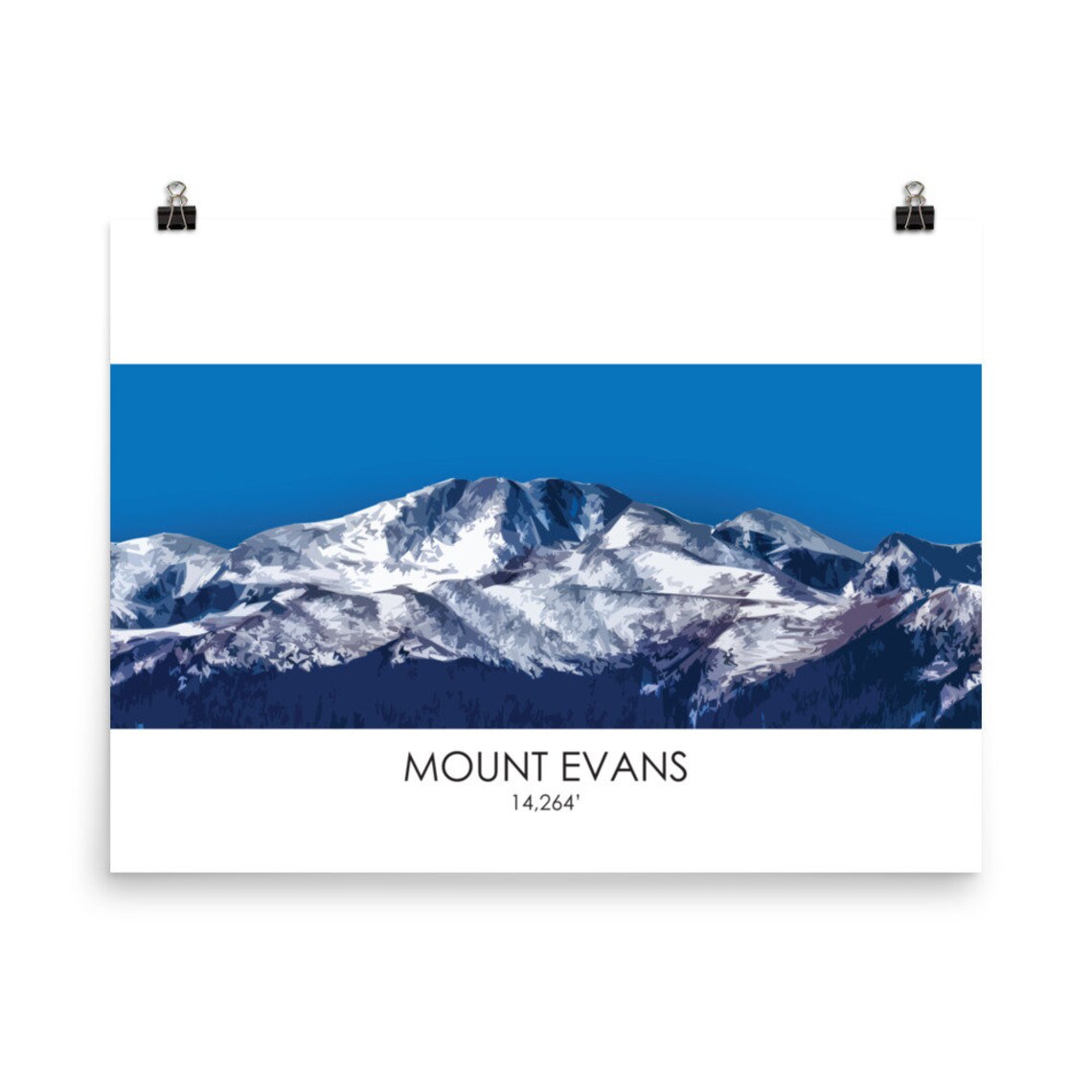 Mount Evans Poster Mt. Evans Poster Mt. Evans Print Mt Etsy