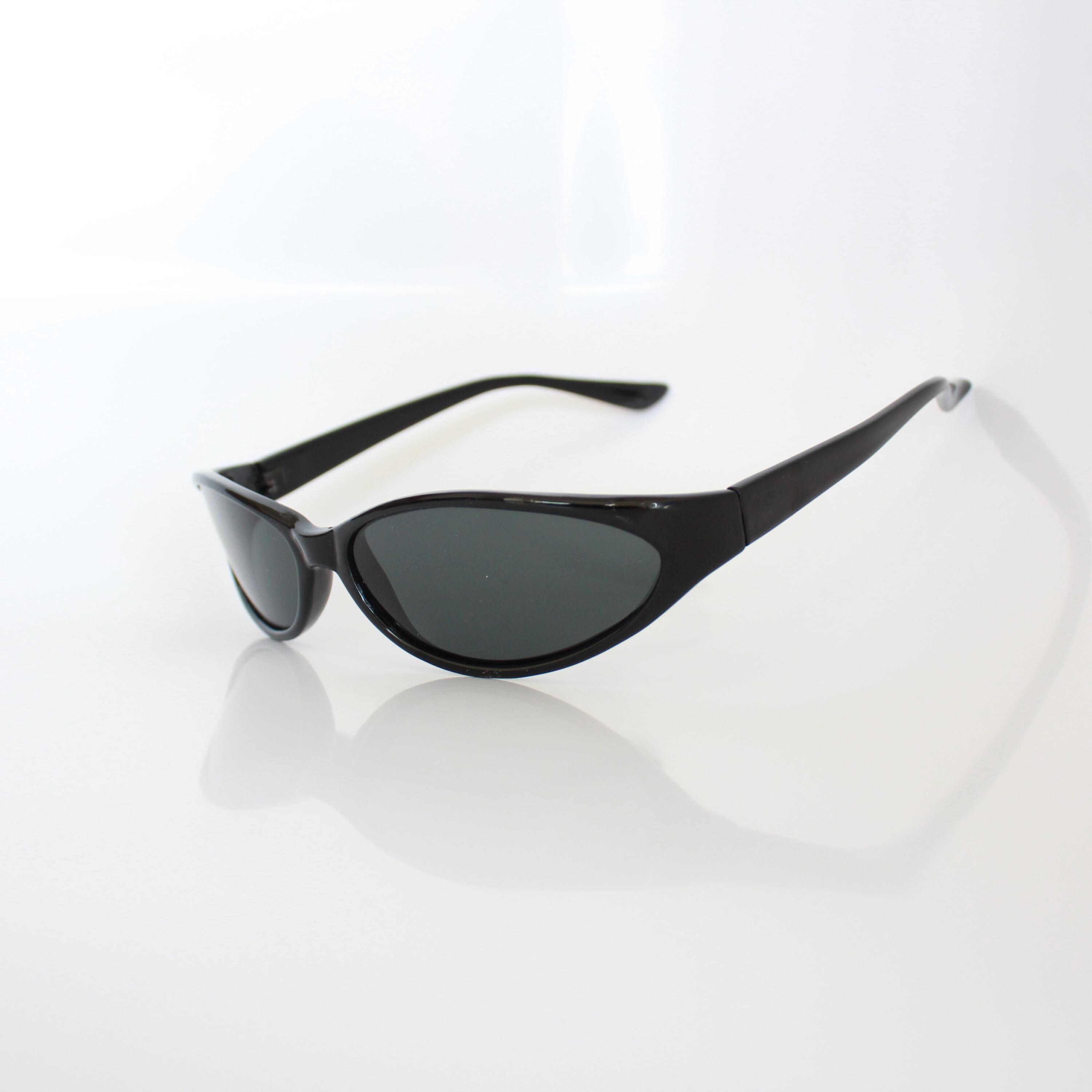 Sunglasses Women Black Polarized Oval Big 90s Eye Protection Sunglasses New Authentic New Vintage women main image 2