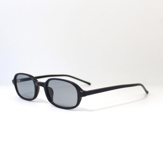Authentic Vintage 90s Mini Rectangle Sunglasses w… - image 2