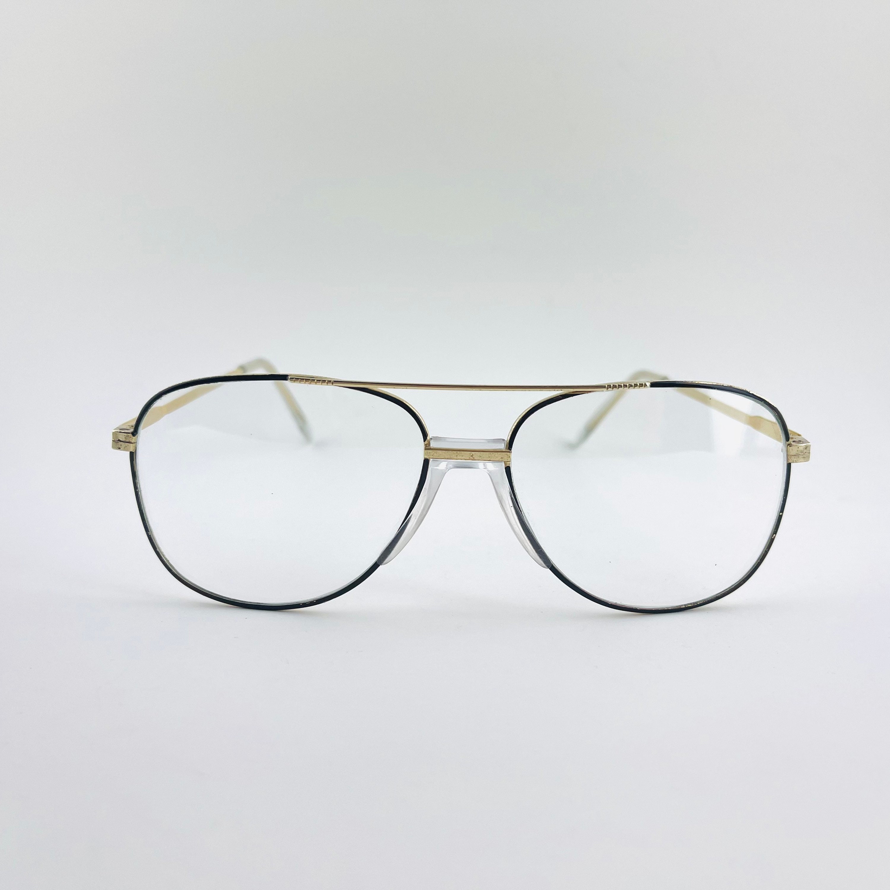 ❤️Vintage Frame Aviators Playboy 4591 11 Vintage Aviator Eyeglasses Frame – Ed  main image 3