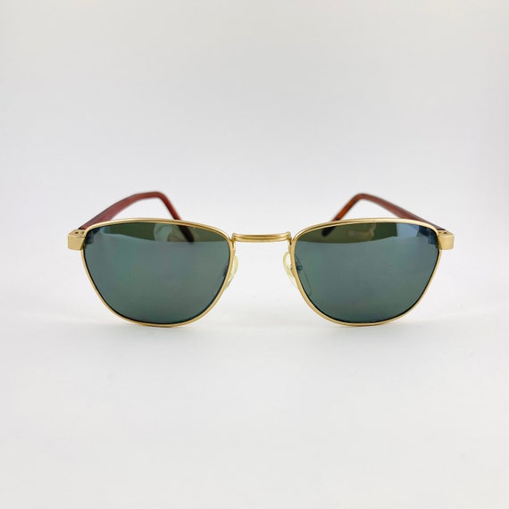 Metal top square sunglasses