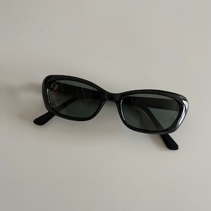 Authentic Vintage 90s Black Square Sunglasses