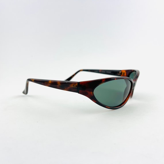 Authentic 90 Vintage Tortoise Brown Oval Sunglasse