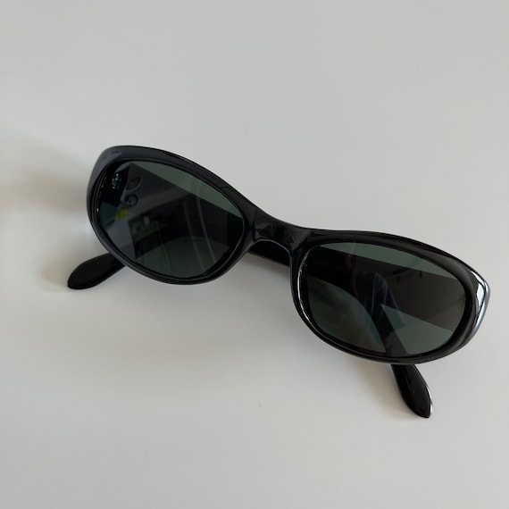 VERSACE Sunglasses Black For Women 90S VINTAGE LOGO /Polarized Versace Black 90s Vintage Logo Sunglasses Versace main image 2
