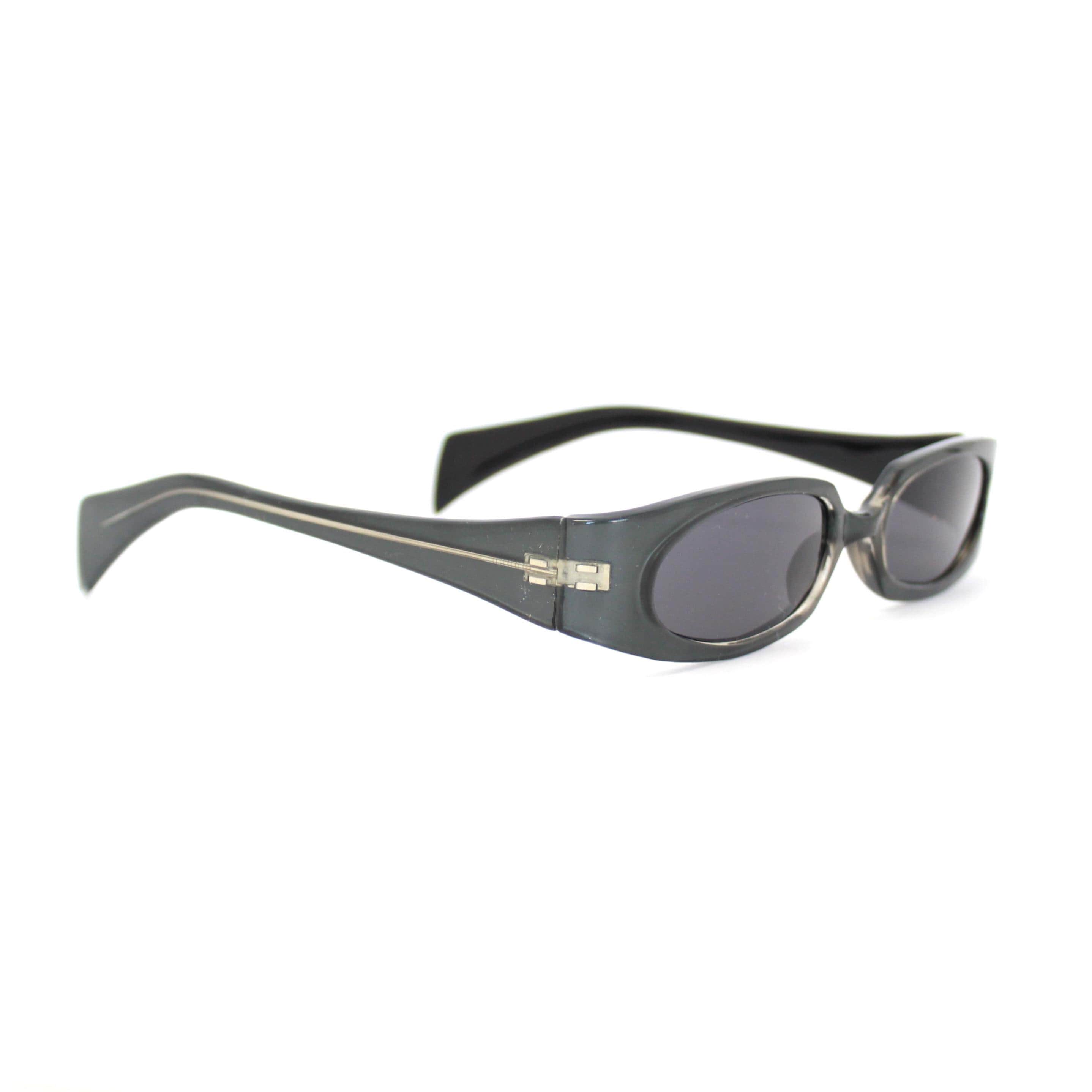 Oakley Black Wrap Around Oversize Round Women Sunglasses Made in USA Goth Biker Oakley Steampunk - Etsy main image 3
