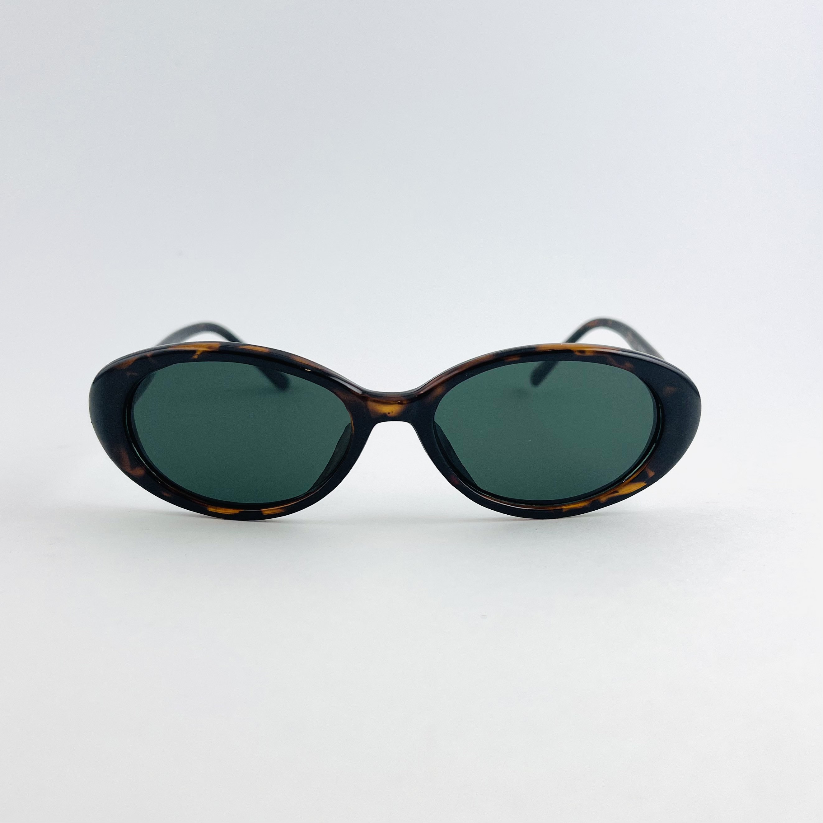 NWT True Vintage 90\'s fashion Small Oval Combo classic vintage Sunglasses Deadstock Mod Tortoise Oval Vintage Sunglasses main image 4