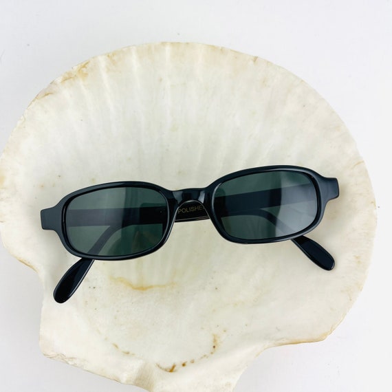 Black slim cheap sunglasses
