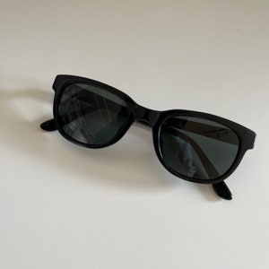 Authentic Vintage 90s Black Square Sunglasses