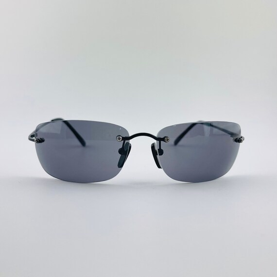 Authentic Y2k Grey Transparent Wire Sunglasses | Y2K … - Gem