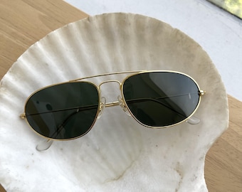 True Vintage Deadstock 14K Gold Metal Wire Sunglasses