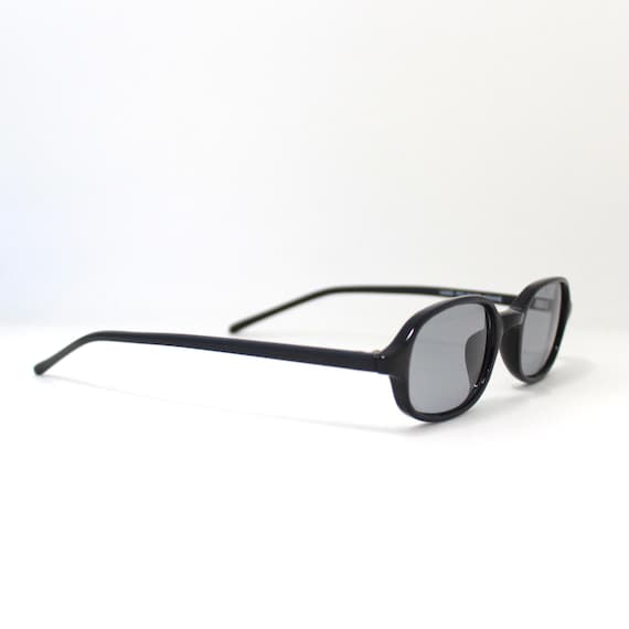 Authentic Vintage 90s Mini Rectangle Sunglasses w… - image 3