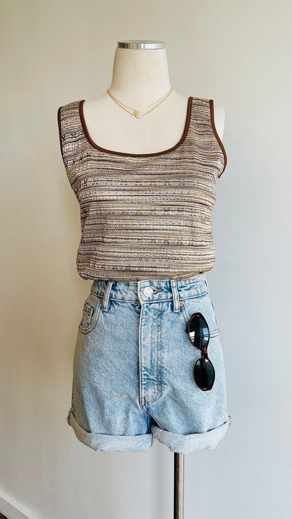 Vintage tank top womens Gem