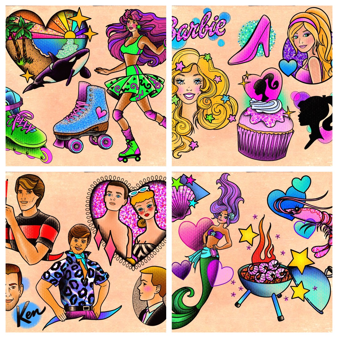 Barbie Prints - Etsy