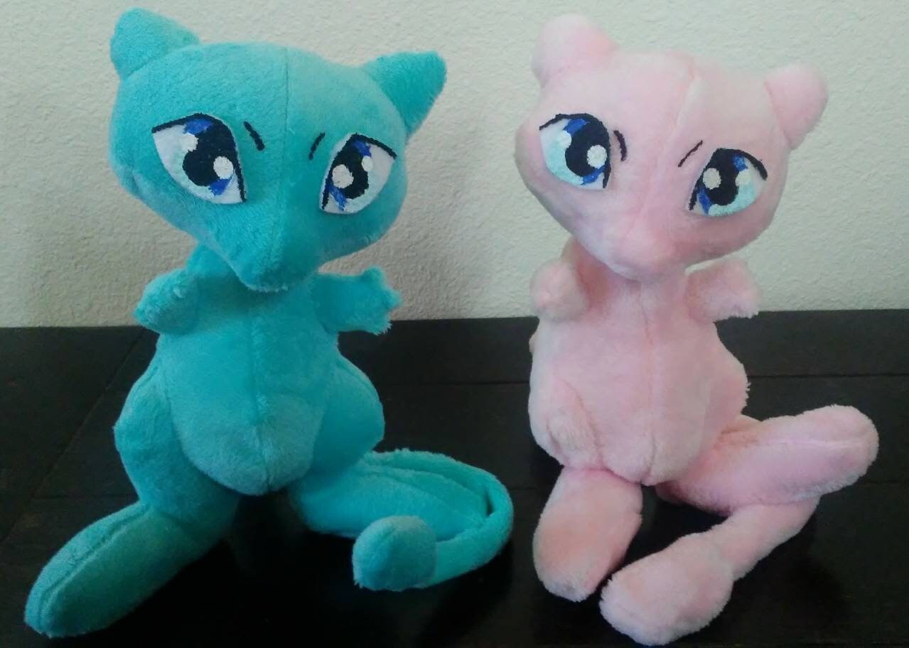 Cute Mew Plush Pokemon Original 151 Legendary Cat Psychic Etsy Cute Mew Plush Pokemon Original 151 Legendary Cat Psychic Etsy