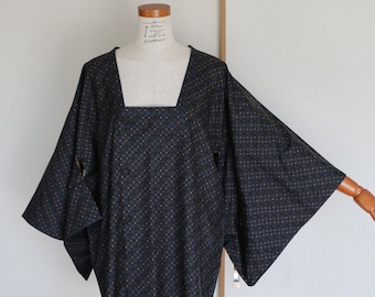 Vintage Japanese Kimono Coat /// silk kimono Coat Michiyuki | Etsy