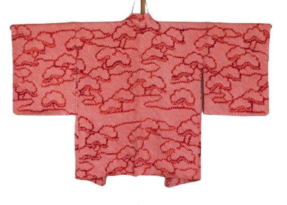 20-39 Vintage Japanese Kimono /// Kimono, Red Kim… - image 1