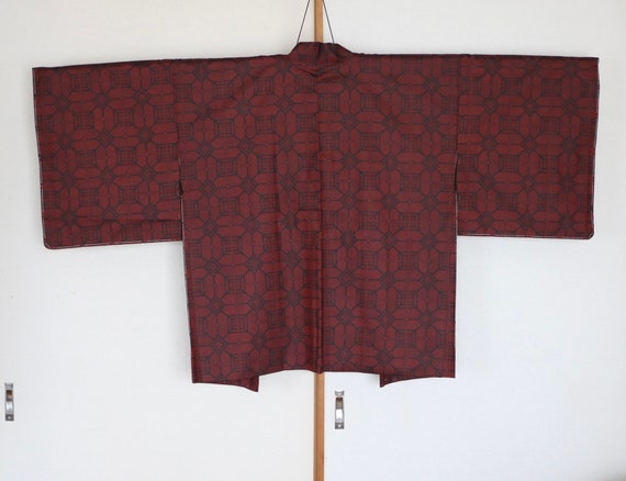 SALE HW 12 Vintage Tsumugi Haori Black Silk Haori Red Silk Haori Gray Silk Tsumugi Silk Kimono Tsumugi Kimono Vintage Tsumugi Haori Etsy Canada