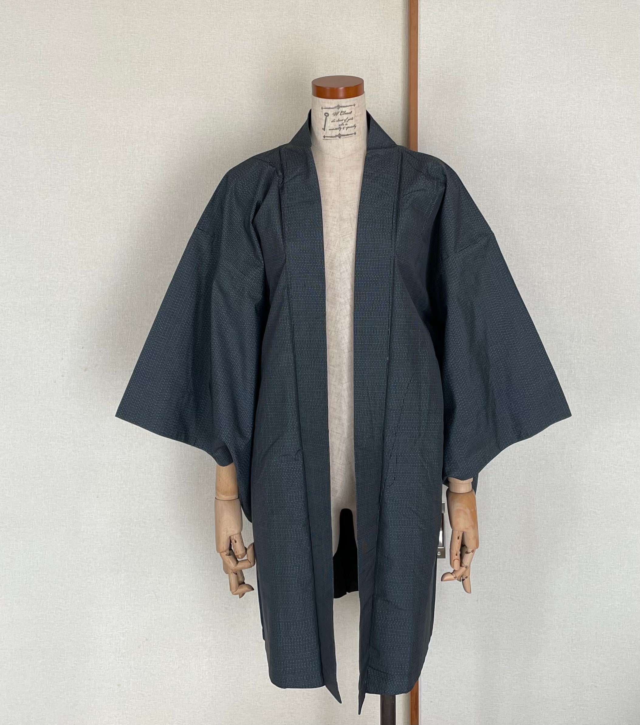 M21-13 Vintage Mens Oshima Tsumugi Kimono /// Men Silk Kimono - Etsy