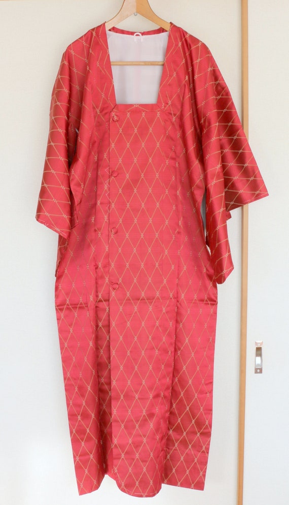 Vintage Japanese Kimono Coat, kimono Coat, Michiyu