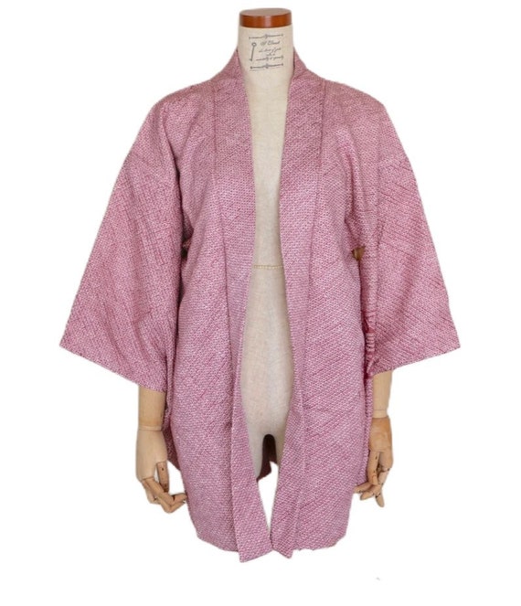 2072 Vintage Japanese kimono Jacket /// Purple Si… - image 7