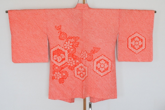 19-85 Vintage Japanese kimono Jacket ///  Haori, … - image 1