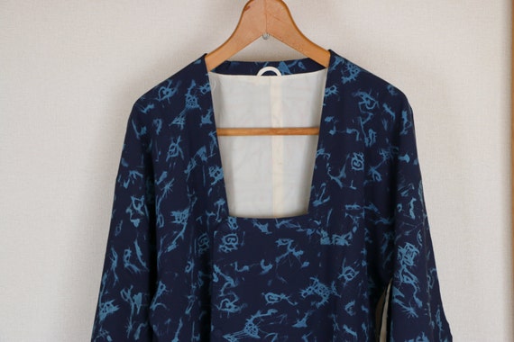 Vintage Kimono Coat, Silk coat, Vintage Japanese K
