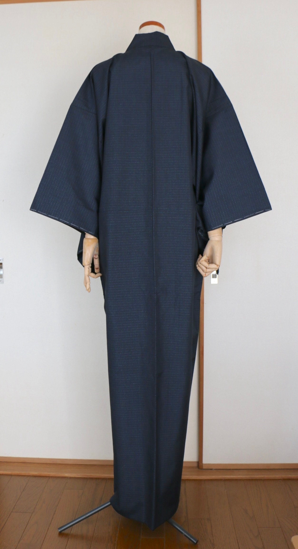 KM-04 Vintage Mens Japanese Kimono /// Men Silk Kimono Men | Etsy