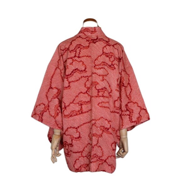 20-39 Vintage Japanese Kimono /// Kimono, Red Kim… - image 9