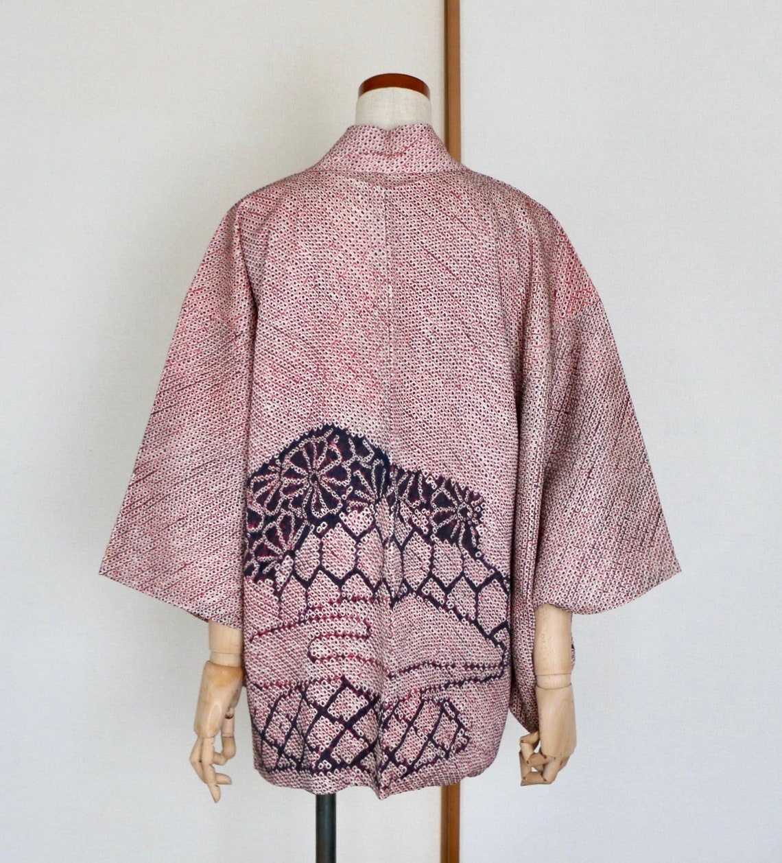 Vintage Japanese kimono Jacket /// Haori Purple Haori | Etsy