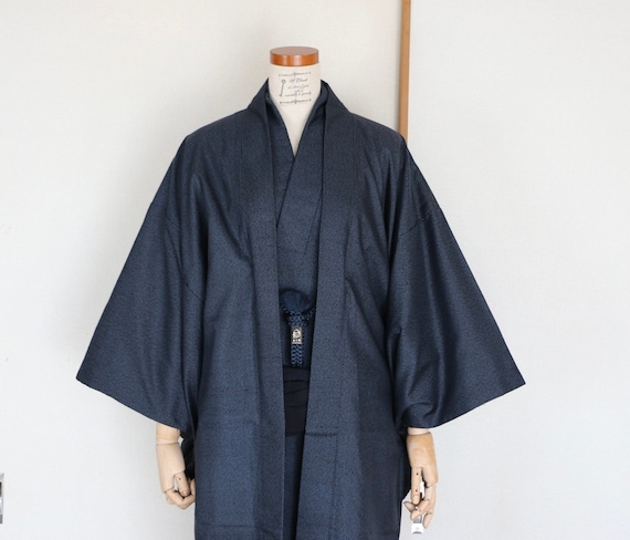 KM-07 Vintage Mens Japanese Kimono /// Men Silk Kimono Men | Etsy