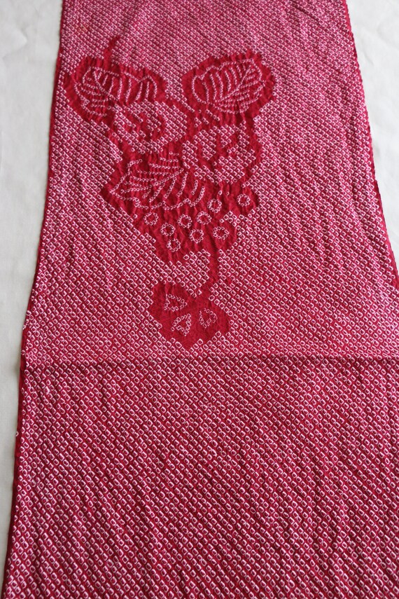 H21-47 Kimono Fabric Scraps / Silk Shibori Fabric, Tie Dye Fabric
