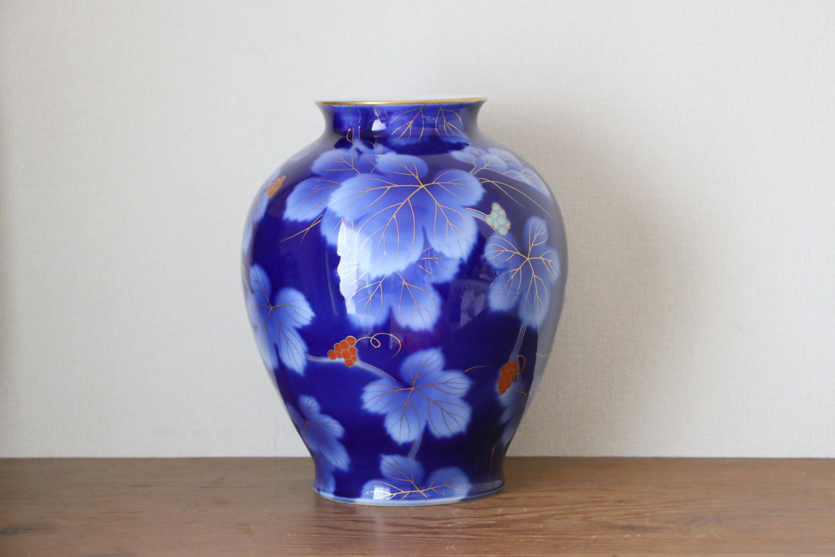 Fukagawa Koransha /// Japanese vintage porcelain vase Etsy