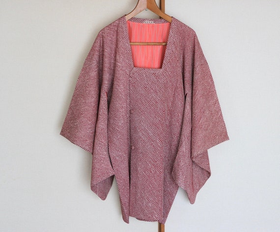 Vintage Kimono Coat /// Purple Kimono coat, kimono