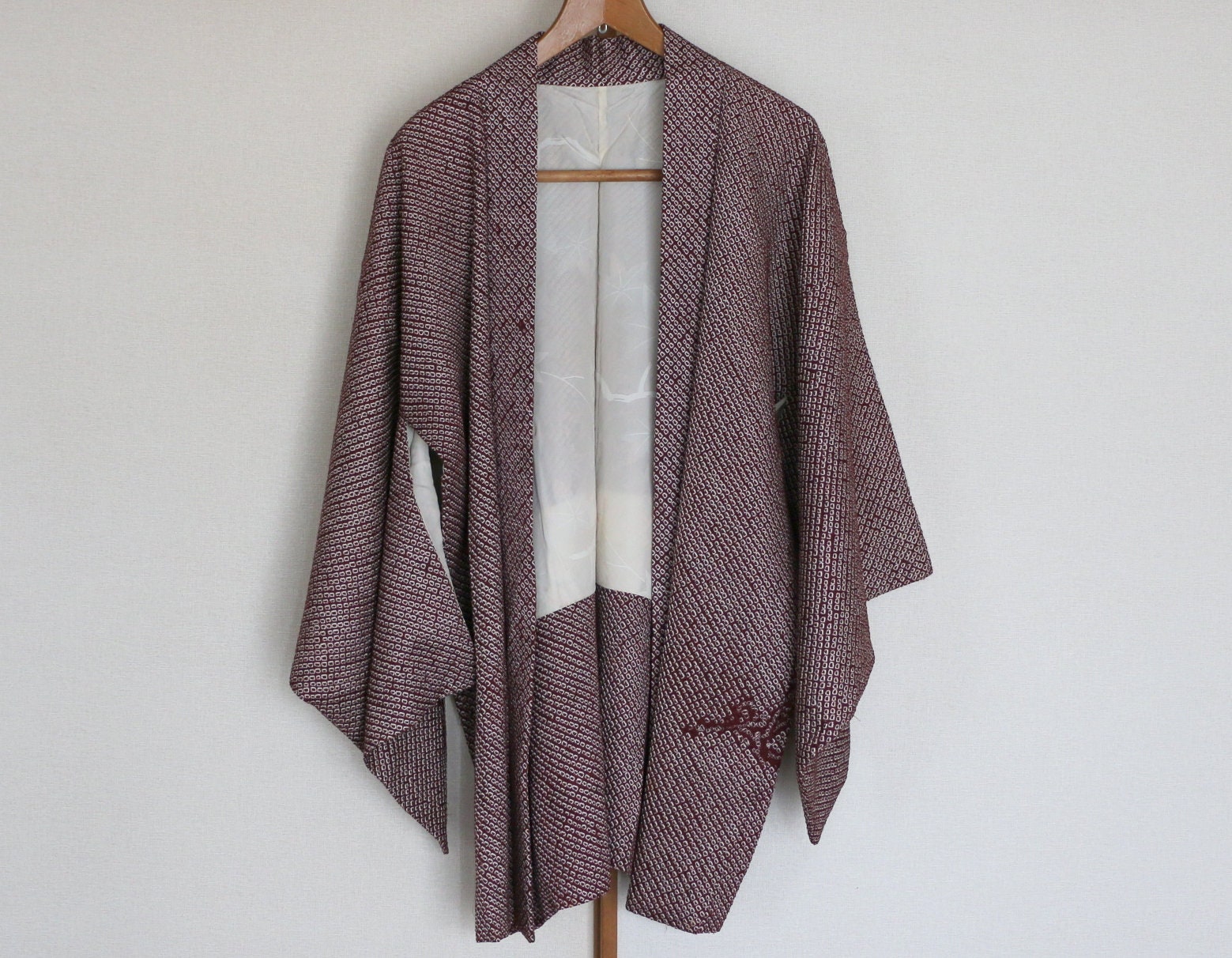 SALE /// Vintage Japanese kimono Jacket Haori Silk Shibori | Etsy