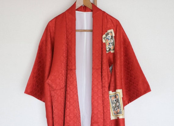 Vintage Kimono /// Kimono Robe, Kimono Gown, gown,