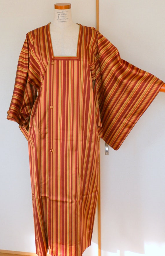 Vintage Japanese Kimono Coat, kimono Coat, Michiyu