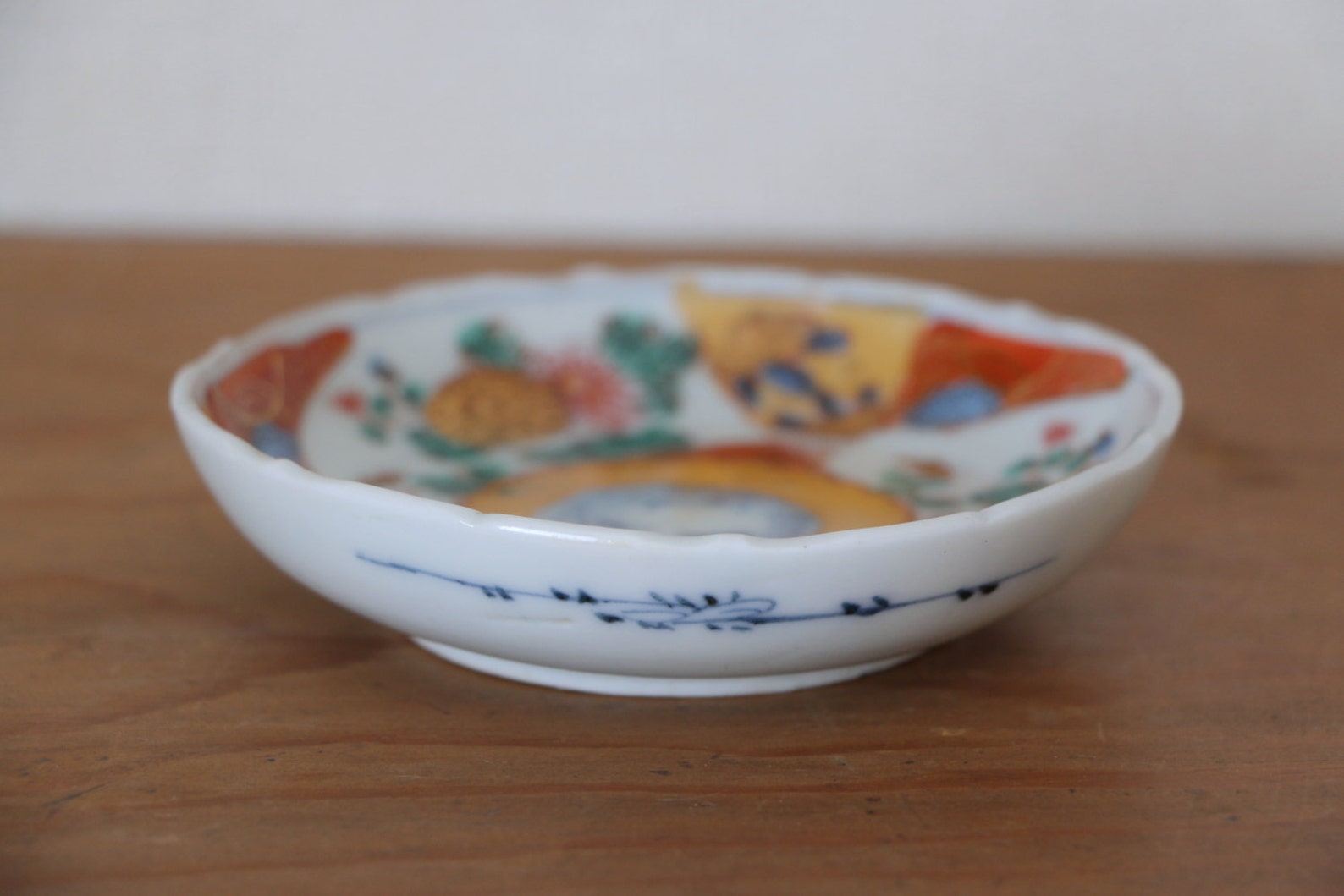 Vintage Japanese Porcelain Plate Hand Painted Vintage Plate Etsy