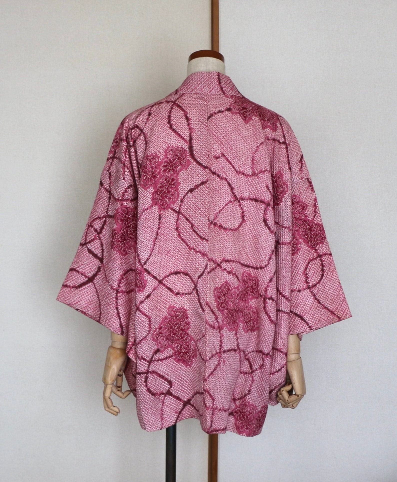 Vintage Japanese kimono Jacket /// Haori Purple Haori | Etsy