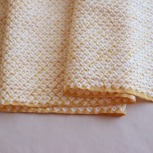 H21-136 Kimono fabric scraps, Silk Shibori fabric, tie dye fabric, silk kimono fabric, Japanese fabric, mustard silk fabric, Vintage kimono