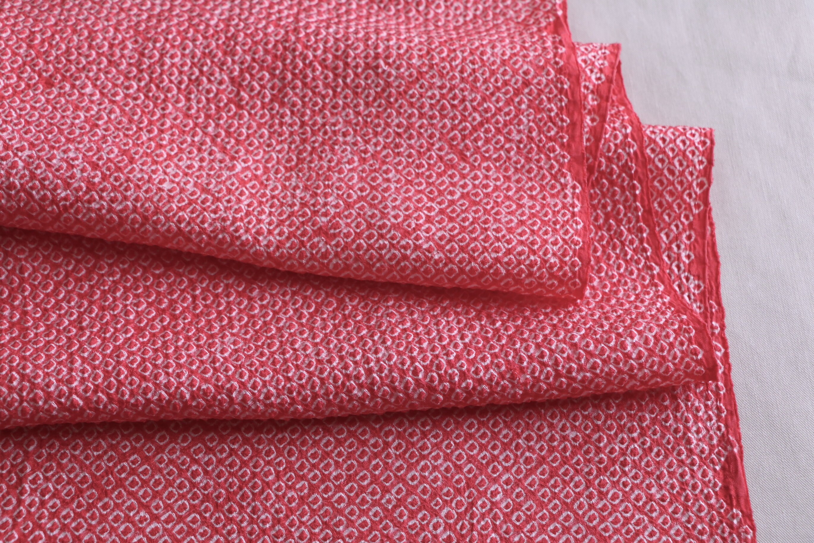 H20-88 Kimono Fabric Scraps /// Silk Shibori Fabric, Tie Dye