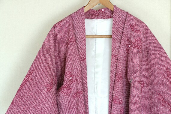 Vintage Japanese kimono Jacket /// Haori, purple