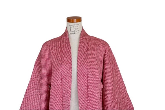 19-42 Vintage Japanese kimono Jacket /// Silk Shi… - image 7