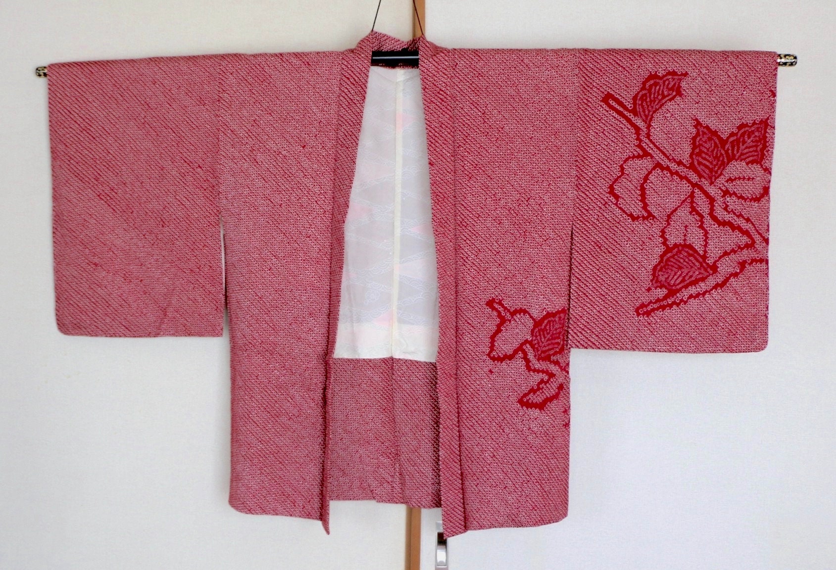 Vintage Japanese Kimono Jacket /// Haori Silk Shibori Jacket | Etsy
