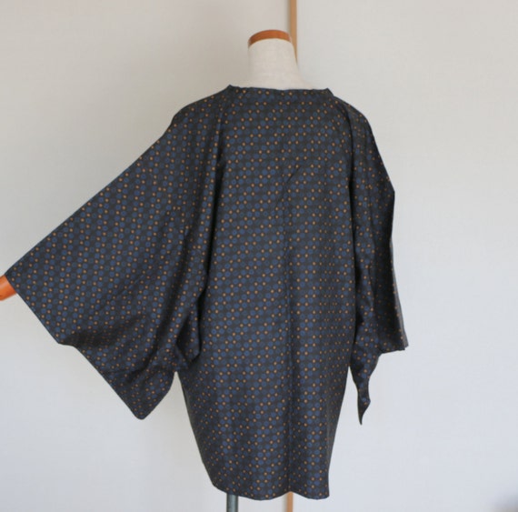 Vintage Japanese Kimono Coat, silk kimono Coat, M… - image 4