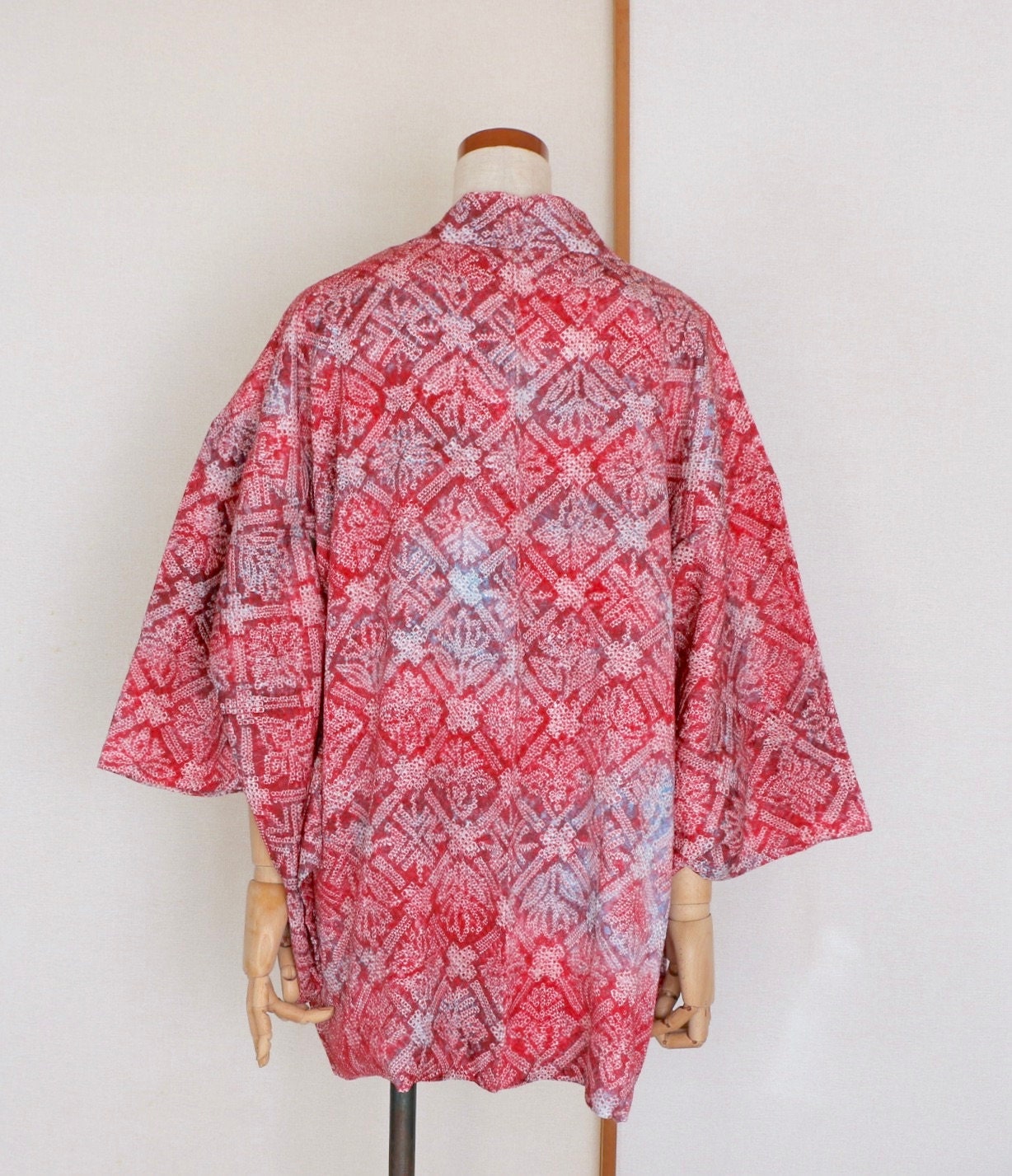 Vintage Japanese kimono Jacket /// Haori Tie dye Shibori | Etsy