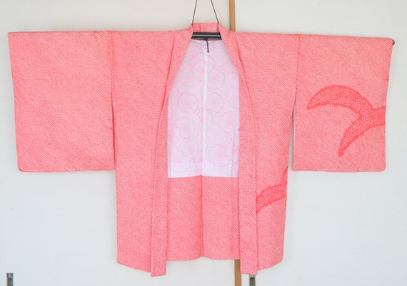 19-120 Vintage Japanese kimono Jacket /// Haori, … - image 6