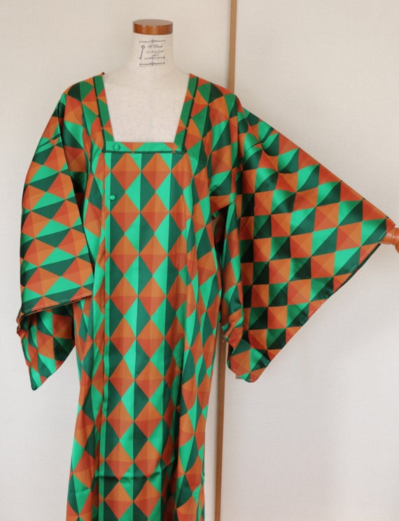 Vintage Japanese Kimono Coat, kimono Coat, Michiyu
